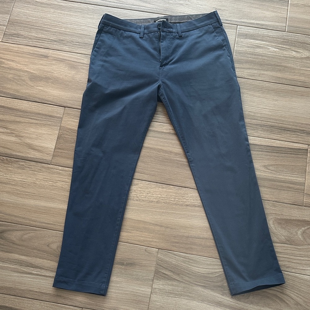Express Men's Dark Blue Chinos